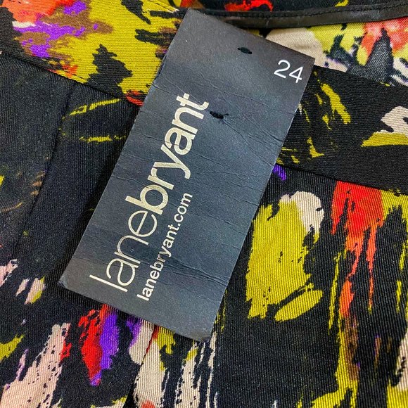 NWT Lane Bryant Abstract A-Line Skirt - Picture 8 of 9